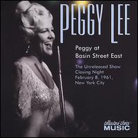 Peggy at Basin Street East - Peggy Lee
