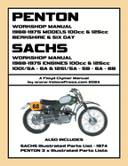 PENTON - SACHS 1968-1975 BERKSHIRE & SIX DAY 100cc & 125cc WORKSHOP MANUALS