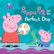 Peppa Pig and the Perfect Day: (Interactive Activity Storybook with 7 Punch-Out Characters, Pop-Up Removeable Car & Boat, Play Mat & Stickers - For Toddlers, Preschoolers, and Kids Ages 3-7)