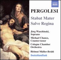 Pergolesi: Stabat Mater; Salve Regina - Jorg Waschinski (soprano); Michael Chance (counter tenor); Cologne Chamber Orchestra; Helmut Mller-Brhl (conductor)