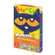 Pete the Cat: Big Reading Adventures: A Box of 5 Groovy Books