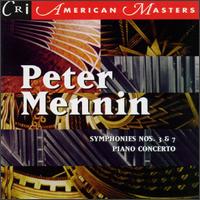 Peter Mennin: Symphonies Nos. 3 & 7; Piano Concerto - John Ogdon (piano)