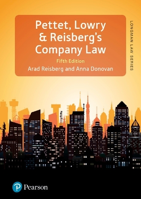 Pettet, Lowry & Reisberg's Company Law: Company Law & Corporate Finance - Lowry, John, and Reisberg, Arad, and Donovan, Anna