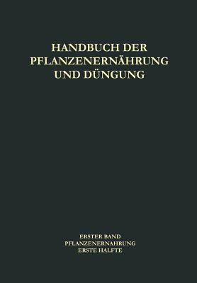 Pflanzenernahrung - Arnon, D I, and Baumeister, W, and Behrens, W U