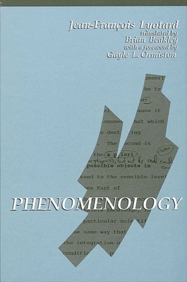 Phenomenology - Lyotard, Jean-Francois, and Beakley, Brian (Translated by), and Ormiston, Gayle L (Foreword by)