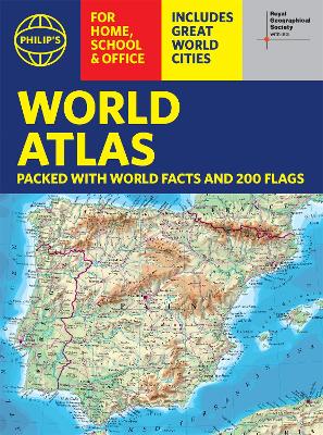 Philip's RGS World Atlas (A4): with Global Cities, Facts and Flags - Philip's Maps