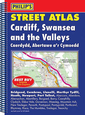 Philip's Street Atlas Cardiff, Swansea and the Valleys - Philip's Maps