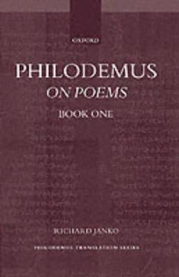 Philodemus: On Poems, Book 1 - Janko, Richard (Editor)