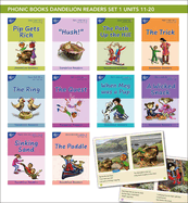Phonic Books Dandelion Readers Set 1 Units 11-20 (Two-Letter Spellings Sh, Ch, Th, Ng, Qu, Wh, -Ed, -Ing, Le): Decodable Books for Beginner Readers Two-Letter Spellings Sh, Ch, Th, Ng, Qu, Wh, -Ed, -Ing, Le