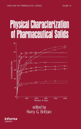 Physical Characterization of Pharmaceutical Solids
