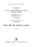 Physics of High Energy Density - Caldirola, Piero