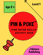 Pin & Poke Fine Motor Skills Activity Book Level 1: For Toddlers and Kids Ages 2+ with Line and Shapes, Popular Activity in Montessori Classroom, Toddler Activity Book