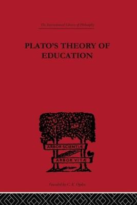 Plato's Theory of Education - Lodge, R C