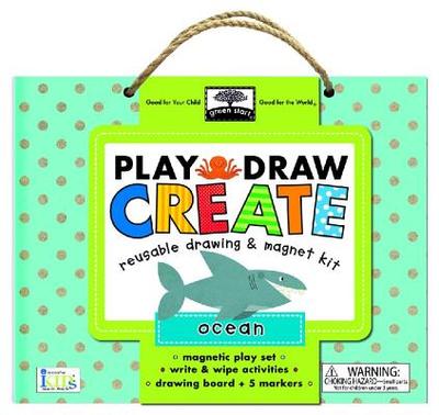 Play, Draw, Create Reuseable Drawing & Magnet Kit: Ocean - 