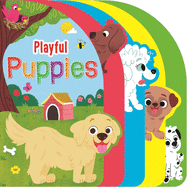 Playful Puppies: Shaped Board Book