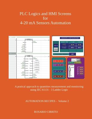 PLC Logics and HMI Screens for 4-20 mA Sensors Automation: A pratical approach to quantities measurement and monitoring using IEC 61131 - 3 Ladder Logic - Cirrito, Rosario