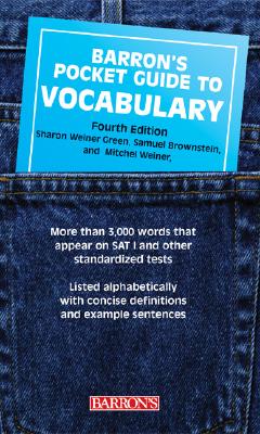 Pocket Guide to Vocabulary - Green, Sharon Weiner, and Brownstein, Samuel C., and Weiner, Mitchel