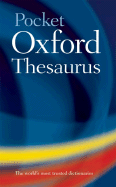 Pocket Oxford Thesaurus - Oxford University Press