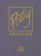 Poetry Criticism, Volume 148