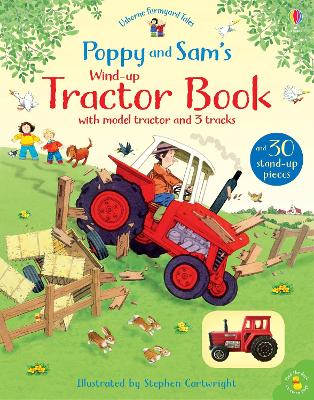 Poppy and Sam's Wind-Up Tractor Book - Amery, Heather, and Taplin, Sam