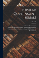Popular Government [serial]; v.25, no.6