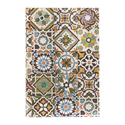 Porto (Portuguese Tiles) Mini Lined Hardback Journal (Elastic Band Closure) - Paperblanks