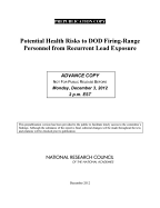 Potential Health Risks to DOD Firing-Range Personnel from Recurrent Lead Exposure