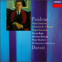 Poulenc: Piano & Organ Concertos - Pascal Rog (piano); Peter Hurford (organ); Sylviane Deferne (piano); Philharmonia Orchestra; Charles Dutoit (conductor)