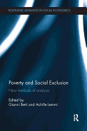 Poverty and Social Exclusion: New Methods of Analysis