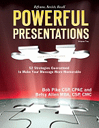 Powerful Presentations, Volume 2: 52 Strategies Guaranteed to Make Your Message More Memorable