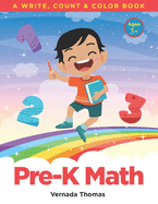 Pre-K Math: A Write, Count & Color Book