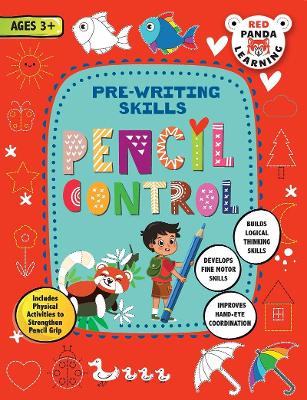 Pre-writing Skills: Pencil Control - Panda Learning, Red