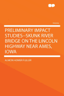 Preliminary Impact Studies--Skunk River Bridge on the Lincoln Highway Near Ames, Iowa