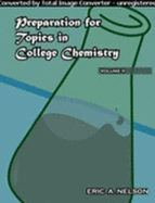 Preparation for Topics in College Chemistry, Vol. II, Modules 17-26