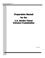 Preparation Manual for the U.S. Border Patrol Entrance Examination