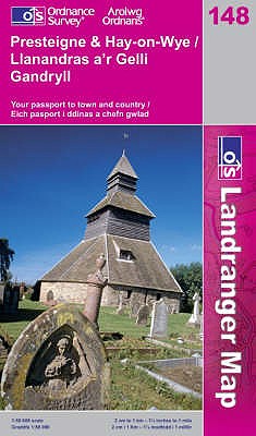 Presteigne & Hay-On-Wye: Your Passport to Town and Country. [Made, Printed and Published by Ordnance Survey] - Great Britain Ordnance Survey