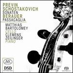 Previn, Schostakovich: Sonaten; Berauer: Passacaglia