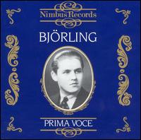 Prima Voce: Bjrling - Jussi Bjrling (tenor); Nils Grevillius (conductor)