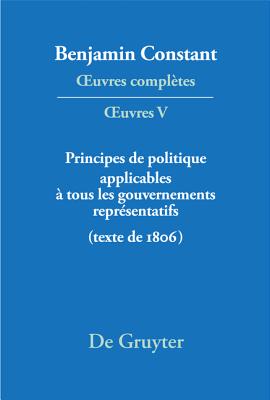 Principes de politique applicables ? tous les gouvernements repr?sentatifs - Kloocke, Kurt (Contributions by)