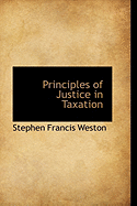 Principles of Justice in Taxation