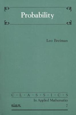 Probability - Breiman, Leo