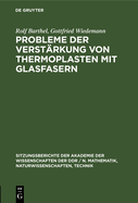 Probleme Der Verstrkung Von Thermoplasten Mit Glasfasern