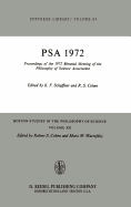 Proceedings of the 1972 Biennial Meeting of the Philosophy of Science Association