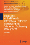 Proceedings of the Fifteenth International Conference on Management Science and Engineering Management: Volume 2