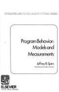 Programme Behaviour: Models and Measurements