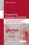 Programming Languages and Systems: 34th European Symposium on Programming, ESOP 2025, Held as Part of the International Joint Conferences on Theory and Practice of Software, ETAPS 2025, Hamilton, ON, Canada, May 3-8, 2025, Proceedings, Part I