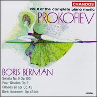 Prokofiev: Complete Piano Music, Vol. 8 - Boris Berman (piano)