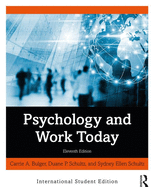 Psychology and Work Today: International Student Edition