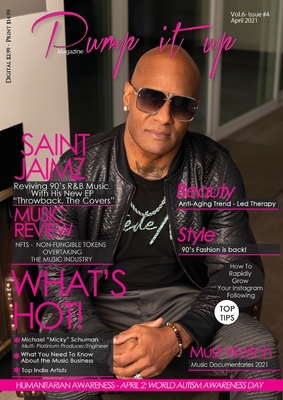 Pump it up Magazine - Rising RnB Icon Saint Jaimz - Boudjaoui, Anissa, and B Sutton, Michael