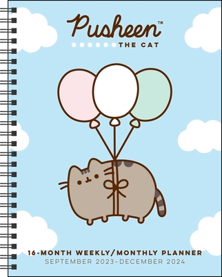Pusheen 16-Month 2023-2024 Weekly/Monthly Planner Calendar - Belton, Claire